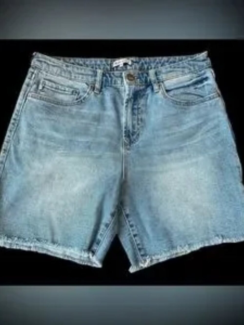 Dear John Women’s Denim Shorts Mid Rise Distressed Cutoff Casual Size 31